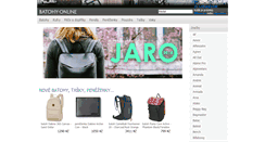 Desktop Screenshot of batohy-online.cz